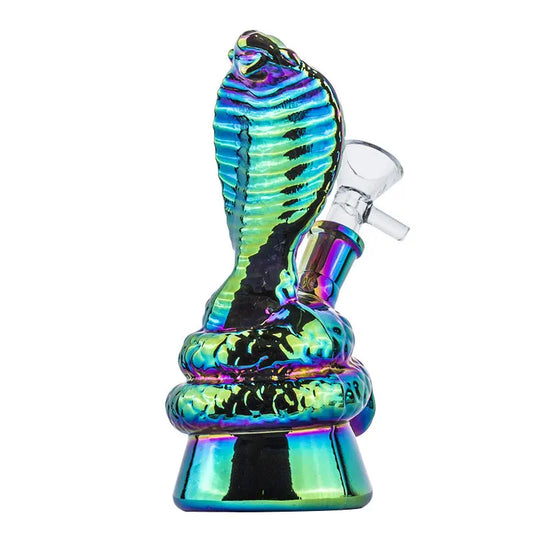 6.3" Electroplated Cobra Glass Dab Rig